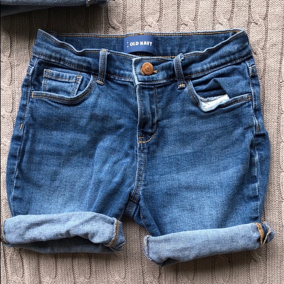 Two Old Navy Jean Shorts, Girls size 12 - Picture 2 of 6